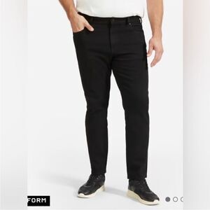 NWT Everlane The Athletic 4-Way Stretch Organic Jean Uniform in Black Size 31x32